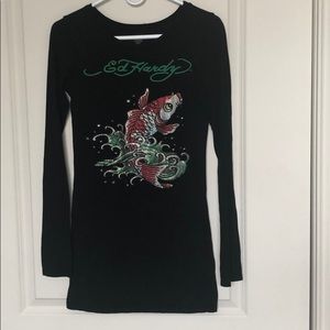 Ed Hardy Koi Tunic Top